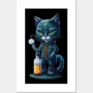 Purrfect Science Posters and Art